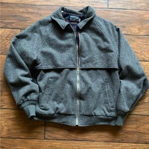 Pendleton Charcoal Bomber Jacket